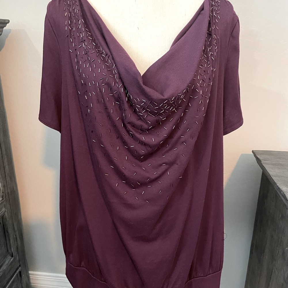 Lane Bryant / embellished dolman pullover top / Women’s size 22/24